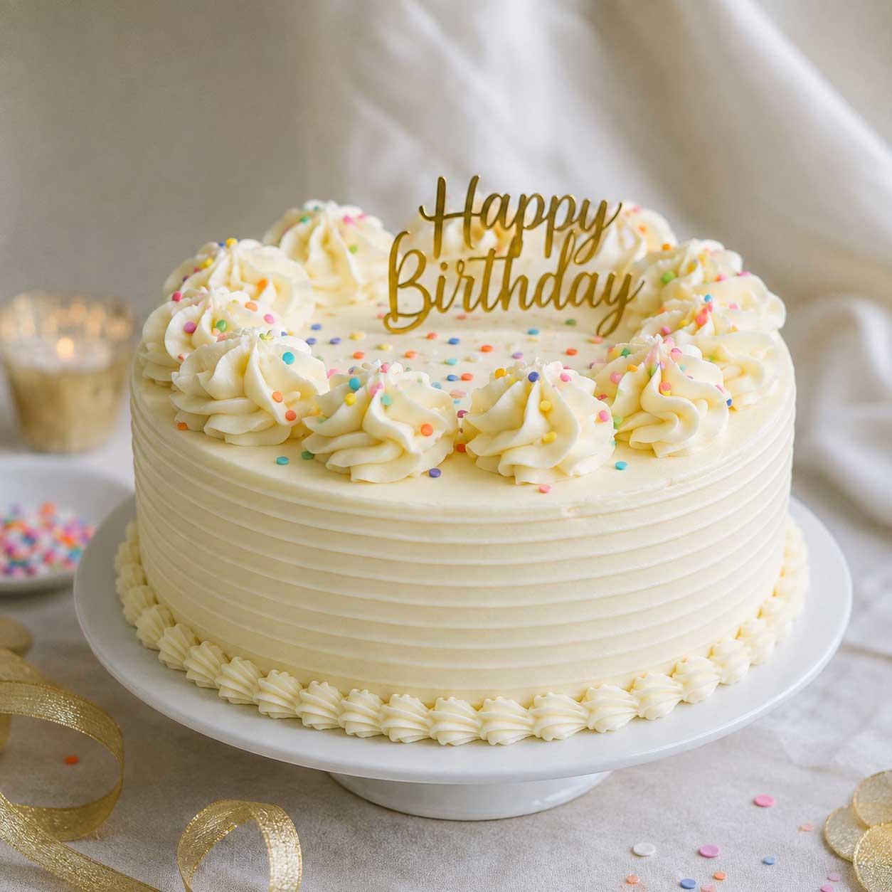 Classic Birthday Cake