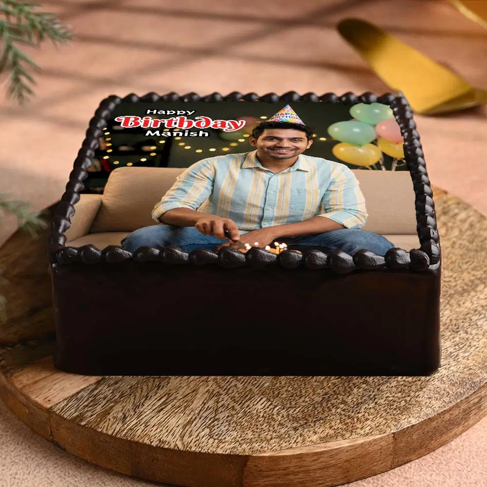 Birthday Photo Cake