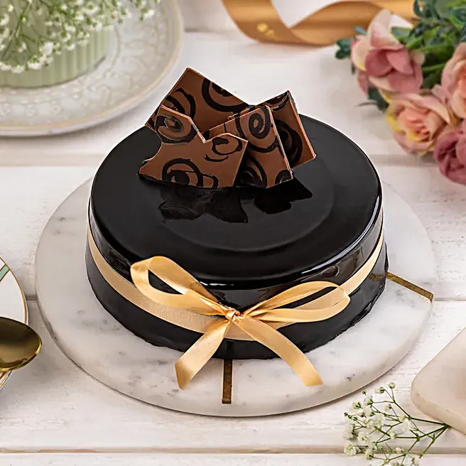 Eggless Chocolate Truffle Cake